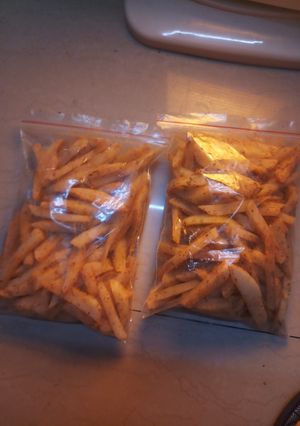 A picture of Frozen masala fries.