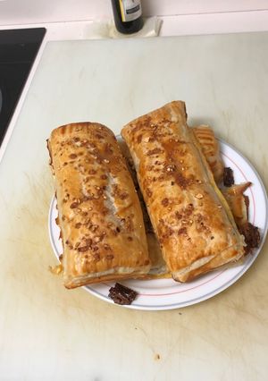 Una foto de Napolitanas con chocolate