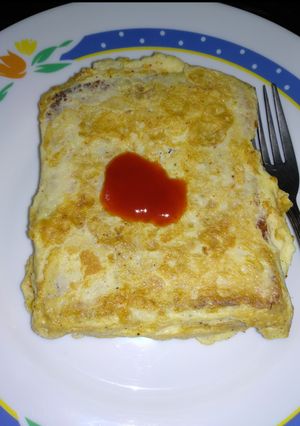 A picture of Hidden cheese Sandwich.
