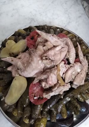 صورة لوصفة يالنجي ورق عنب حامض