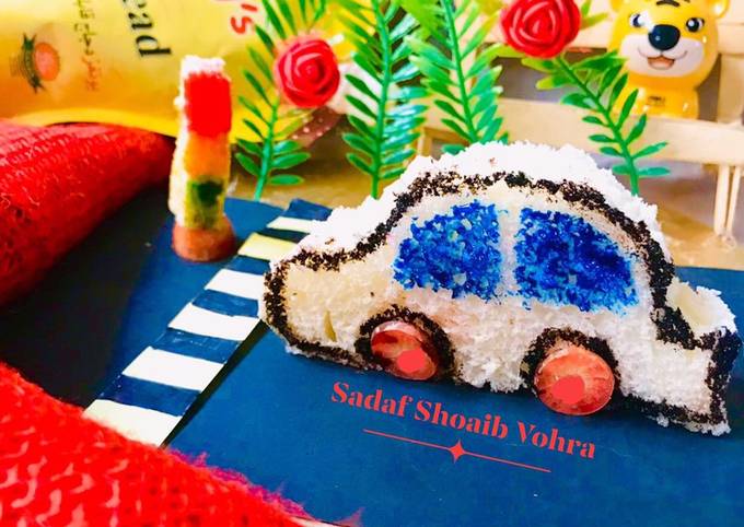 Car shaped Sandwich Recipe by Sadaf Shoaib Vohra Cookpad