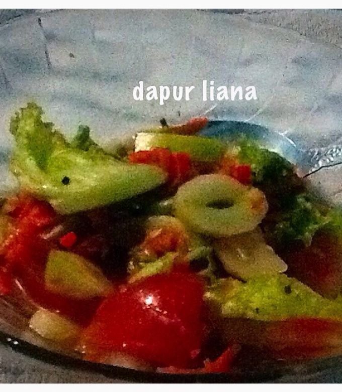 Foto resep Salad sayur tanpa mayonnaise (diet kalori)