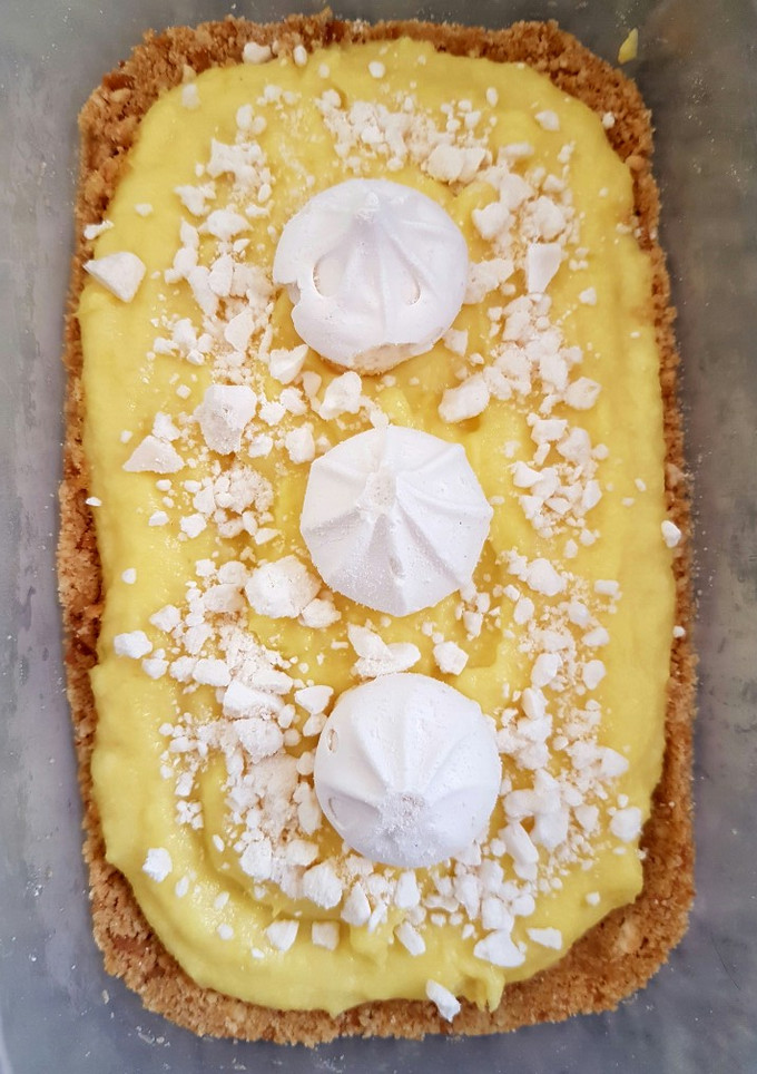 Una foto de Lemon cookie pie🍋 (súper fácil!)