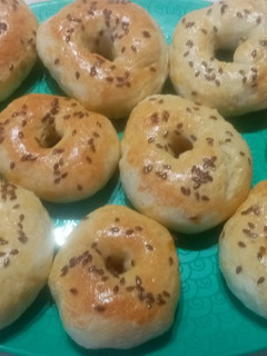 Una foto de * Bagels *