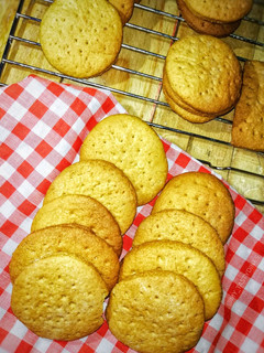 A picture of Homemade Digestive Biscuits #myfirstrecipe.