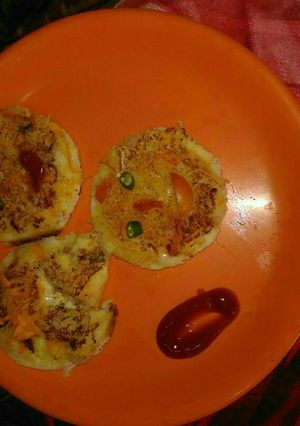 A picture of Kids favourite bread pizza.