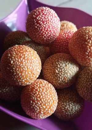 Foto resep Onde-onde pelangi ekonomis(tanpa kentang,tanpa santan)