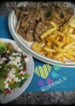 A picture of Salt and pepper chops.