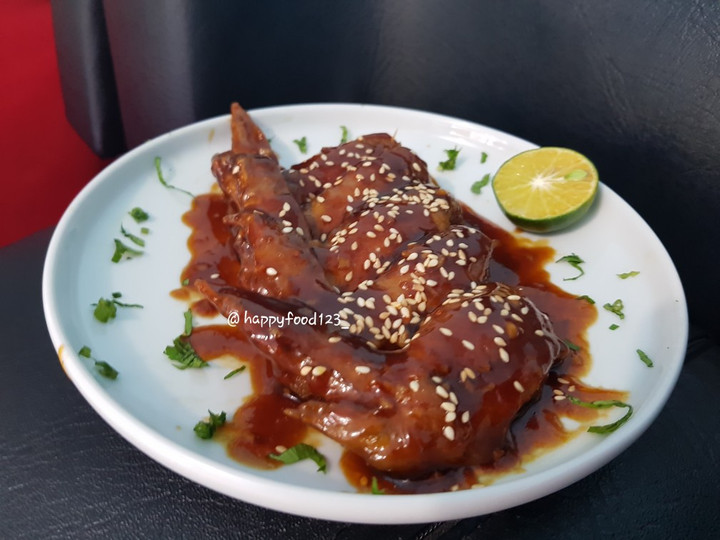 Anti Ribet, Bikin Honey chicken wings ala korean🤣 Enak Dan Mudah