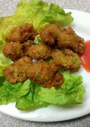 Hình của món Hàu sữa chiên xù.
