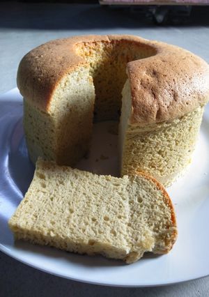 Foto resep Chiffon Cake (3 telur) 🐣🐣