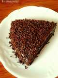 Chocolatey cake with chocopeanut
