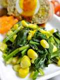 Sautéed Spinach and Corn (For Bentos Too)