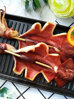 和風香烤魷魚串★幫助入味的紙巾醃漬法！ 的食譜成品照片