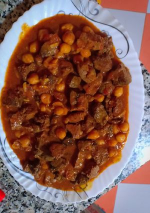صورة لوصفة كبدة بالصوص او الكمونية الجزائرية 😋❤️
