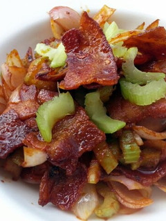 A picture of Spicy Bacon /Sambal Bacon.