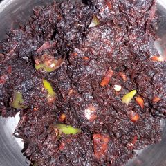 A picture of Beet Root Bhaji.