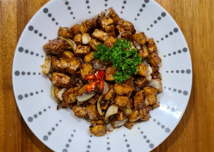 Tahu Saus Teriyaki Lada Hitam