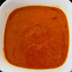 A picture of Canary Island red mojo sauce.