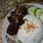 Nasi Bebek bumbu hitam ala madura