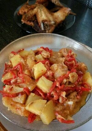 Foto resep Sambal Goreng Krecek & Kentang Super Hot 😂😰