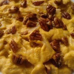 A picture of Vickys Pumpkin Pasta Sauce GF DF EF SF NF.