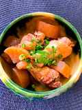 Pressure Cooker Braised Chicken Drumettes and Daikon