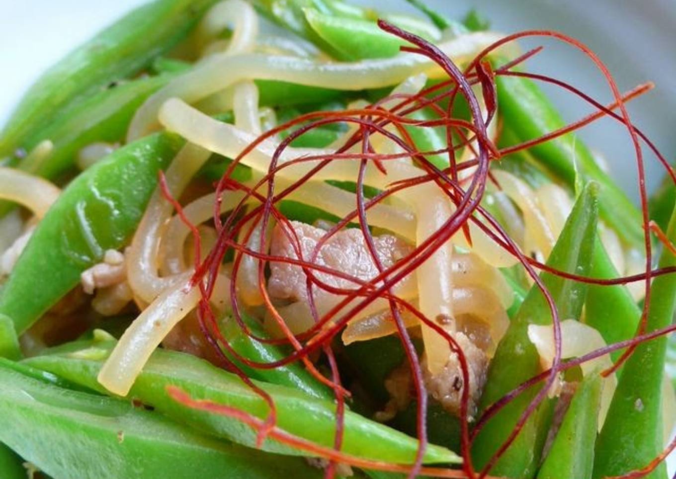 Spicy Moroccan Beans and Konyaku Stir-Fry