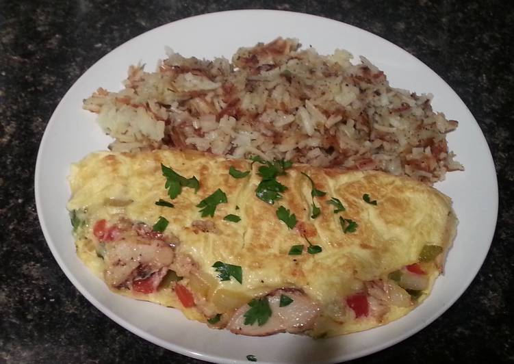 Step-by-Step Guide to Make Super Quick Homemade Grilled chicken omelet