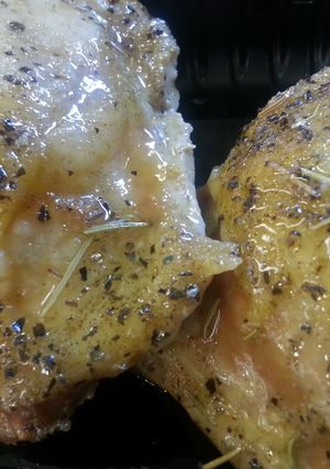 A picture of Quick Thanksgiving Chicken Thighs.