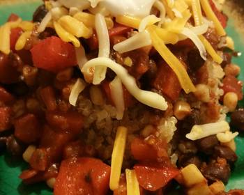 Without Fail Serving Recipe Spicy veggie  quinoa salad Delicious Steady