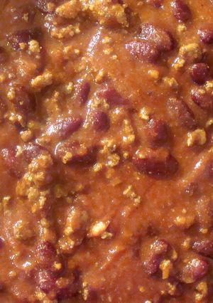 A picture of taisen's crockpot chili.