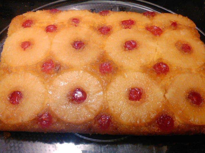 Easy Steps to Prepare Easiest pineapple upsidedown cake which Delicious