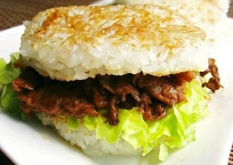 Recipe of Ultimate Yakiniku Rice Burger