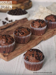 Foto resep Chocolate Muffin No Mixer