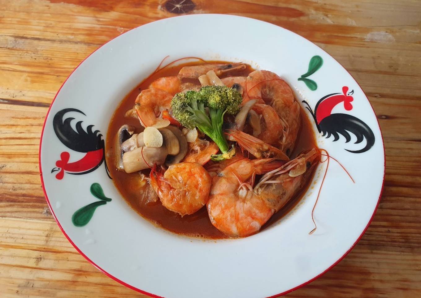 Jamur udang saos padang