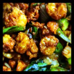 A picture of Chilly Prawns.. an exotic delight.