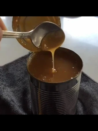 Easy Steps to Prepare Caramel Sauce / Dulce De Lache in the Can from Sweetened Condensed Milk the Awesome  So Delicious