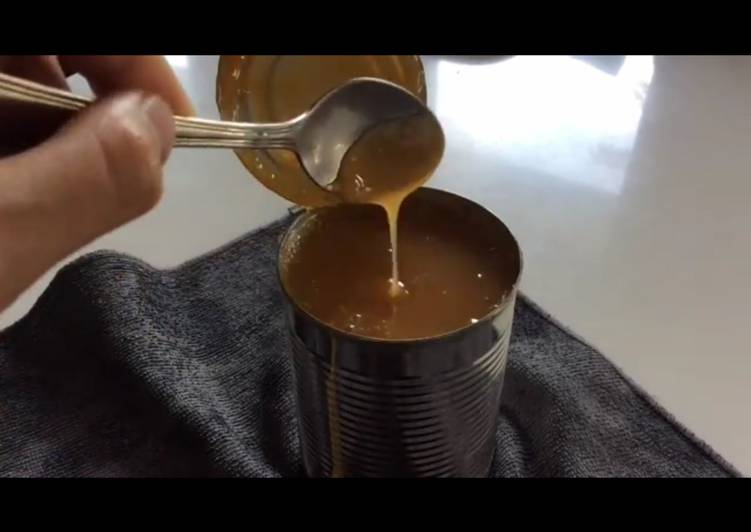 Caramel Sauce / Dulce De Lache in the Can from Sweetened Condensed Milk