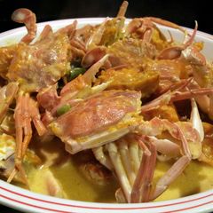 A picture of AMIEs "GINATANG ALIMASAG" (Crabs with Pumpkin in Coconut Milk).