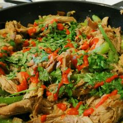 A picture of Pork carnitas.
