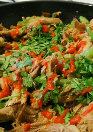 A picture of Pork carnitas.