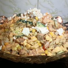 Left Over Rice Salad A picture of Left Over Rice Salad.