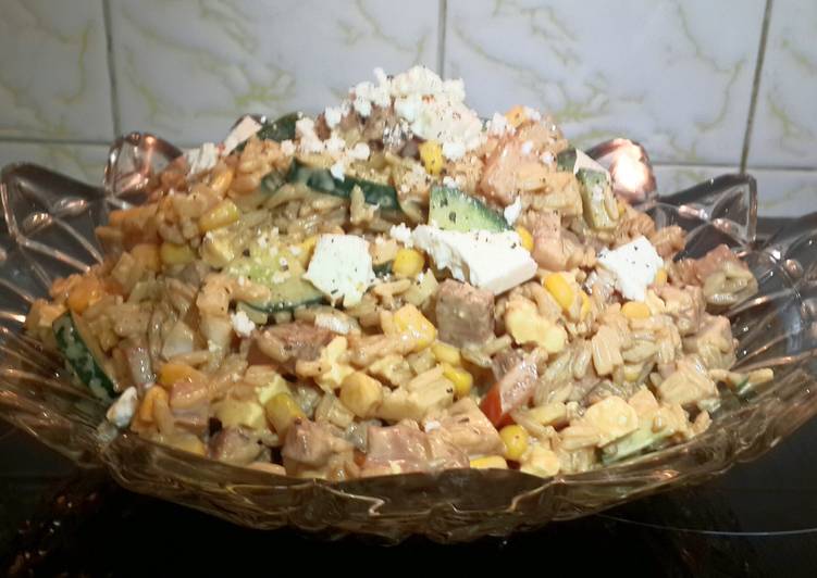 Recipe of Speedy Left Over Rice Salad