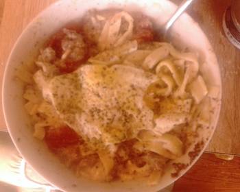 Unique Cuisine Hearty Alfredo Very Delicious