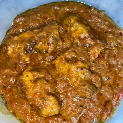 Mahkni Kabab karahi 😋 A picture of Mahkni Kabab karahi 😋.
