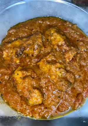 A picture of Mahkni Kabab karahi 😋.