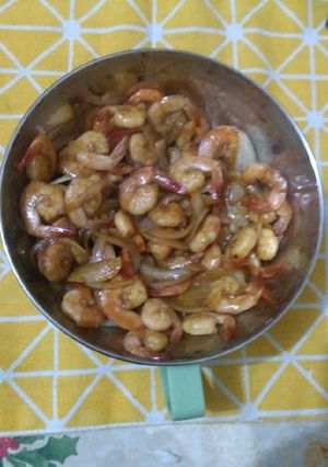 Foto resep Udang saus ingris