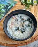 Cháo Sườn Ngải Cứu Bằng Nồi Cơm Điện