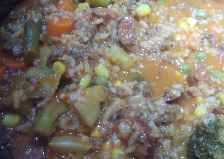 Step-by-Step Guide to Make Super Quick Homemade Neese&#39;s 704 jambalaya